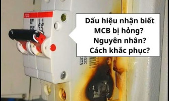 Aptomat đã xuống cấp/hỏng? Chi phí thay mới như thế nào?